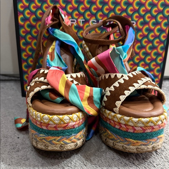 Kurt Geiger Shoes - Kurt Geiger Multicolor Espadrille Wedges